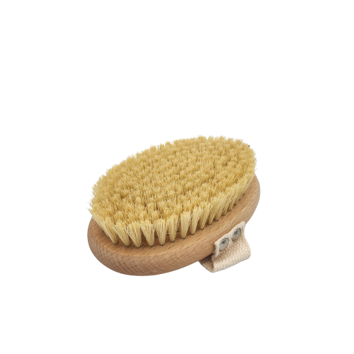 Body Brush With Cotton Handle