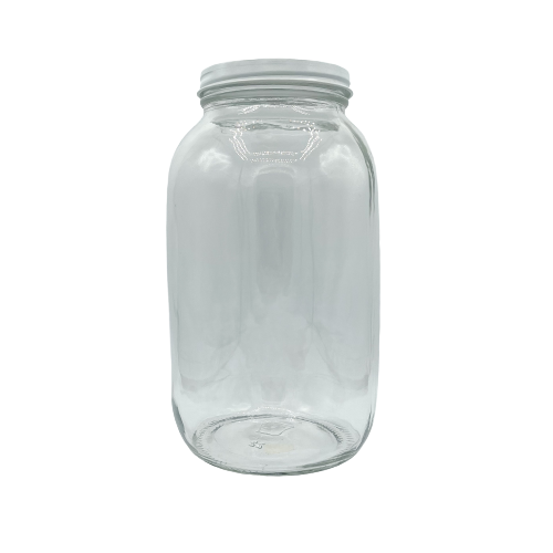 1/2 Gallon Wide Mouth Clear Glass Jar