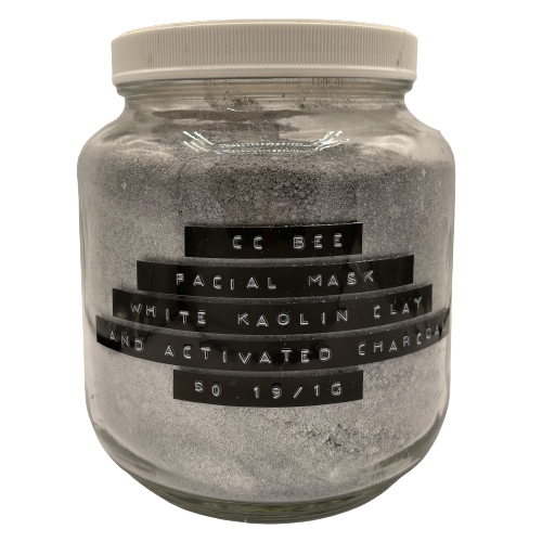 1g of White Kaolin Clay & Activated Bamboo Charcoal Facial Mask